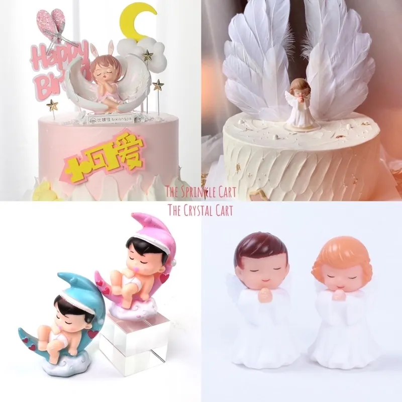 Ercadio 1 Pack 3D Angel Girl Cake Topper Resin Indonesia | Ubuy