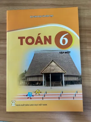 Sách giáo khoa Toán 6- tập một- Kết Nối Tri Thức Với Cuộc Sống (Kèm Nilon bọc Sách nhãn tên)