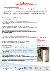 NPsui Filters set for 13S Tankless Water Purifier DC02