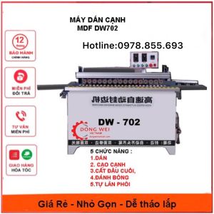 Máy Dán Cạnh 🚚 FREESHIP 🚚 tự động 5 chức năng DW 702 Có Cắt Đầu Cuối