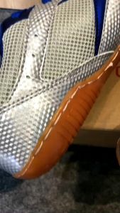 Giày cầu lông-bóng chuyền Nam nữ Hoả Trâu Xám