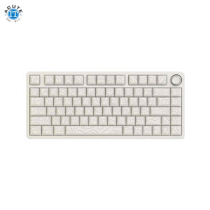 AULA F75  75% Gasket Wireless Mechanical Keyboard White Contour
