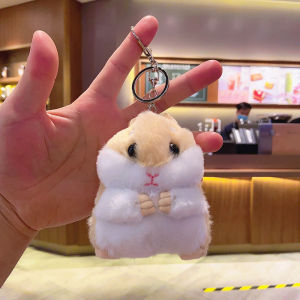 Liontin Tas Gantungan Kunci Boneka Hamster Lucu Bagcharm Karakter Marmut Imut
