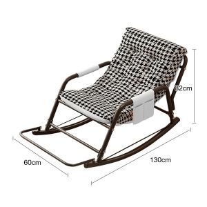 เก้าอี้โยกผู้เอนกาย เก้าอี้โยกโซฟา นุ่มนั่งสบาย โซฟาโยกได้ เก้าอี้พักผ่อน ฟรีเบาะนวม สำหรับนั่งเล่นนอนเล่น ริมระเบียง