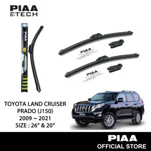 PIAA Si-Tech Silicone Wiper For Toyota Land Cruiser Prado J150 2009 ~ 2021 (26" & 20")