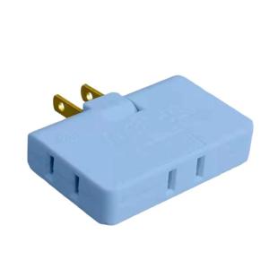 2Pin Outlet Expander Convert 2 Prong Plug to 3 Prong/2 Prong Socket Safe Charging Solution Office Home Application