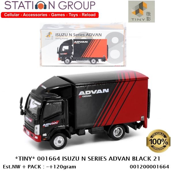 TINY 001664 ISUZU N SERIES ADVAN BLACK 1-64 - DIECAST Dieset Mobil