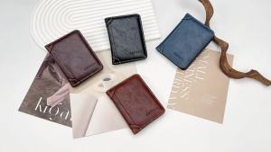 New cross-border fashion mens short wallet vintage wallet multi-card slot direct supply from foreign trade manufacturer card holder