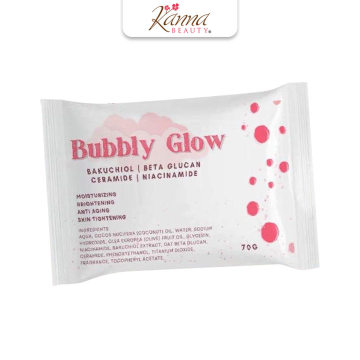 Bubbly Glow Bar Soap 70g | Bakuchiol, Beta Glucan, Ceramide ...