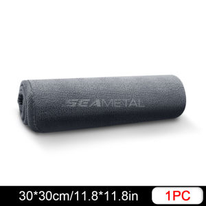 SEAMETAL Car Washing Towel 450GSM Grey Microfiber Towel Water Absorbent Soft Drying Cleaning Cloth for Car Care
