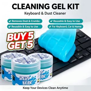 10Pcs Super Dust Clean Clay Dirt Keyboard Cleaner Slime Toys Cleaning Gel Computer Gel Mud Laptop Clea