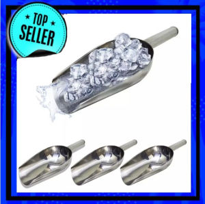 SENDOK Es Batu Stainless | Sekop Stainless | Serokan Tepung | Sendok Biji Kopi | Sekop Beras | Skop Es Batu