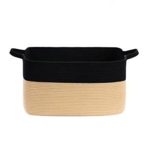 Sợi bông dệt lưu trữ Giỏ đồ chơi đồ lặt vặt lưu trữ BIB hộ gia đình quần áo bẩn Organiser trường hợp