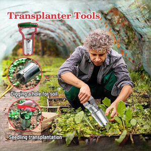 Garden Planting Planter Extractor Garden Farm Tool Agricultural Seedling Tube Transplanter