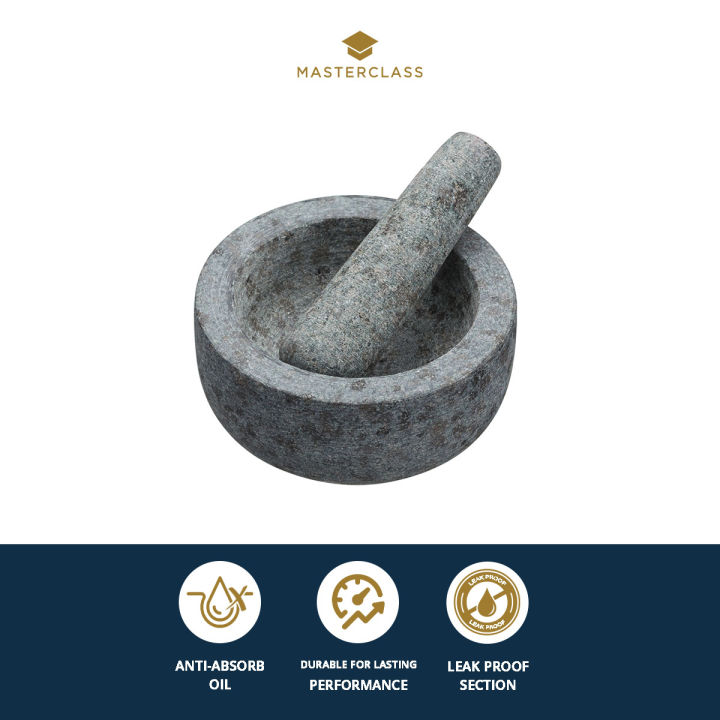 MasterClass Granite Mortar & Pestle Lazada