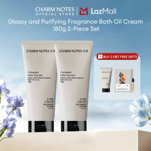 CHARM NOTES Body Wash Bath Oil Cream 180g Bundle Radiance Purifying Fragrance Body Care For All Skin Types
