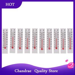 [Chandrae] 10 Pcs 5cmX1.1cm Miniature Paper Cardboard Thermometer Indoor -20-50 Celsius