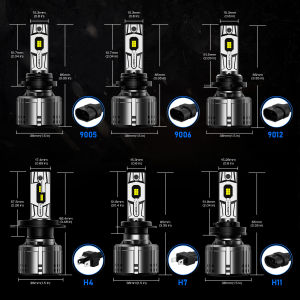 Novsight New Arrival T1 White 240W 50000LM LED Car Headlight 9005 HB3 9006 HB4 H4 H7 H11 LED Headlight High/Low Beam 6500K Fog Light Extremely Bright Plug&Play Ready Stock