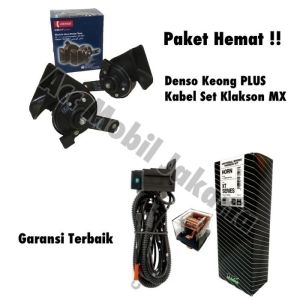 PAKET KLAKSON MOBIL L300 DENSO KEONG PLUS KABEL SET RELAY MX