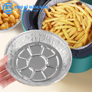 Set 50 Giấy nến lót nồi chiên không dầu hình khuôn bánh lớn giấy lót nồi chiên không dầu G405-Giaynen-KB