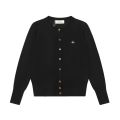 ≮512≯Vivienne WestwoodˉThương Hiệu Mỹ Gốc Little Saturn Thêu Áo cardigan dệt kim Niche thường nhật mỏng Đa Năng Mùa Thu Áo len chui đầu dài tay mới Áo Khoác Phụ Nữ. 