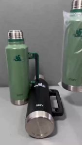 Mẫu Mới Stanley Bình giữ nhiệt Stanley 1.0L Dung tích lớn màu đen xanh lá