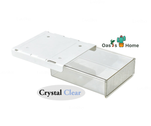 【Ready Stock】Oasis Home Under Desktop Organizer A4 Paper Size Nail-Free Self-Stick Pencil Tray Kitchen/Office/Living Room/Dining Room Desk Table Storage Drawer Organizer Box Under Desk Stand For Makeup Clothes Tableware Organizer Box LotzBuy