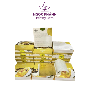Combo 100 Miếng Mặt Nạ Vàng Lá 24k Nguyên Chất Chính hãng