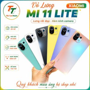 Vỏ lưng xiaomi Mi 11 Litekèm kính camera