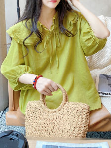 (Cle)Alisa Sonya Womens Tops Oversized Business Casual Shirts Loose Fit Short Sleeve Tshirts Summer Clothes Fashion Trendy Outfit