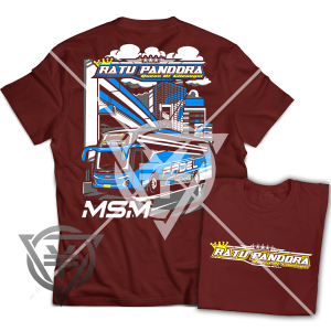 KAOS BISMANIA RATU PANDORA ANAK KATUN COMBAT 30S SABLON PLASTISOL