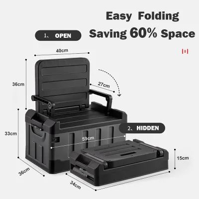 Camping/Under Bed Storage Box 50/70L Plastic Storage Clothes Organizer Outdoor Picnic Large Capacity