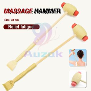 AUK Double Head Back Scratcher Body Massage Hammer Tool Health Care Massager