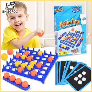 Bounce Ball Board Game Family Party Game Jumping Connect Ball Board Table Game Toys Jumping Ball Toy