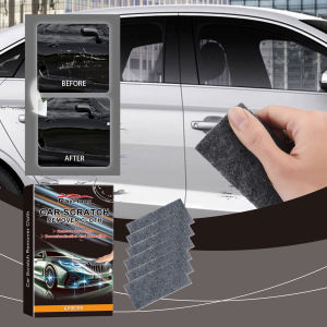 RayHong Khăn Xóa Trầy Xước Ô Tô 6 Miếng - Khăn lau vết xước nhỏ và vết trầy nhẹ trên sơn xe hỗ trợ đánh bóng và làm sạch bề mặt dễ sử dụng tại nhà phù hợp ô tô và xe máy