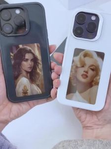 New technique NFC Function AI Phone CaseFor Samsung Galaxy S25Ultra S24U ink Screen DIY Projection E ink Screen Dropproof Case