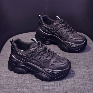 READY STOCK Womens Trendy New Spring and Autumn thick-sole casual sports shoes women