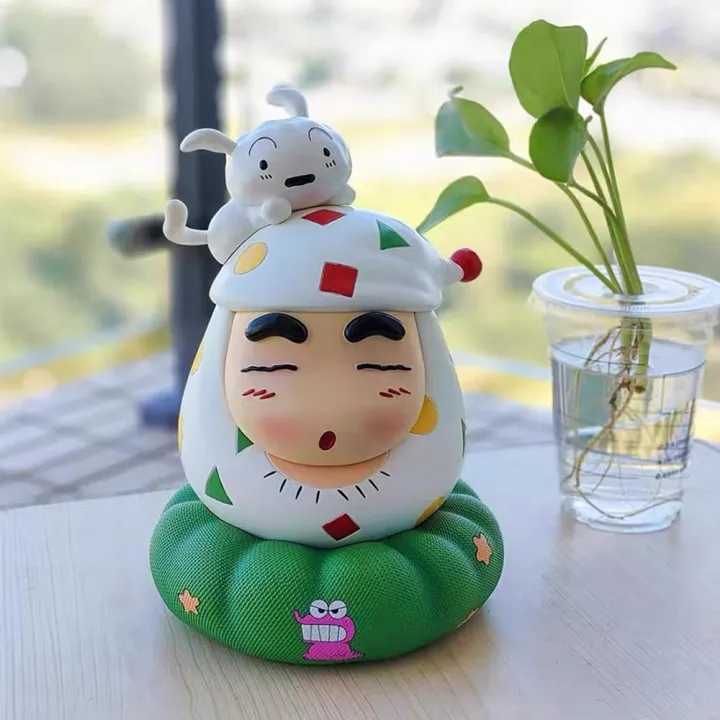 CUTE ELVES Cos Bodhidharma Crayon Shin-Chan Anime Figure PVC Doll ic ...