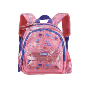 smiggle childrens schoolbag girls backpack Pink Swan cool kawaii 11 inch 1-3 years old