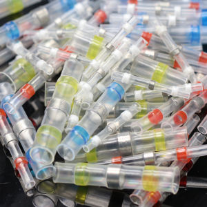 10 pcs Solder Seal Wire Connectors Heat Shrink Solder Butt Connectors Kit Automotive Marine Insulated Solder Connector