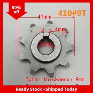 🔥🔥🔥pheebss 9 13 Teeth Electric Vehicle Type 410 Bike Chain Wheel Pinion Gear Motor Sprocket Carbon Steel Gear For Ordinary Bicycle Parts