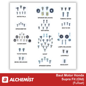 COD Baut Supra Fit 110 Fullset / Baud Honda Supra Fit 110 Fullset / Baut Baud Honda Supra Fit 110 Fullset Fullbody