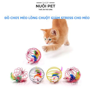 Đồ Chơi Bóng Lồng Chuột Đồ Chơi Tương Tác Giúp Mèo Giảm Stress Đồ Chơi Cho Mèo Đồ Chơi Thú Cưng - Nuôi Pet Shop