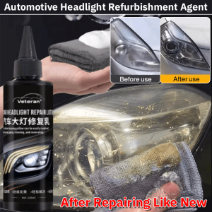 【After Repairing Like New】Automotive Headlight Refurbishment Agent Polishing Coat Yellowing Oxidation Scratches Repair 汽车大灯翻新修复乳