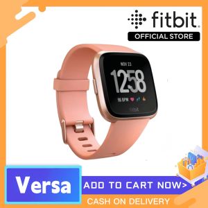 Fitbit Versa 4/Versa 3 / Versa 2 / Versa 2 Special Edition and Fitness Smartwatch Sports Watch with Heart Rate Music Alexa Built-in Sleep & Swim Tracking Watch For Men And Women Couple Watches One Size (S & L Bands Included)