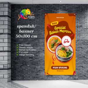 Cetak Spanduk Banner Bakso Bakar