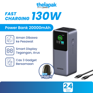 Power Bank 20000mAh Ugreen Nexode PB721 Powerbank Fast Charging 130W Original