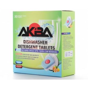 Akiba Redball Dishwasher Detergent Tablet 5-in-1 Action 30 Tablets/box 20g/tablet