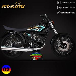 Sticker Striping Yamaha RX King - Stiker Striping Variasi Motor RX King. TBS.02