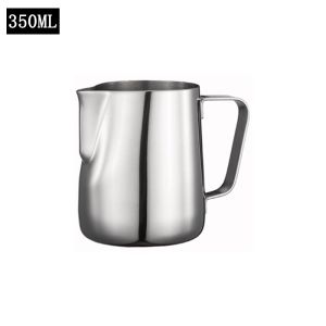 Gemilai Stainless Steel Coffee Pitcher Espresso Milk Frothing Jug Barista Craft Coffee Latte Milk Frothing Jug Milk Cream Frother Cup